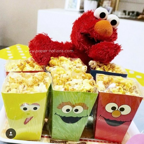 Sesame Street Popcorn Box